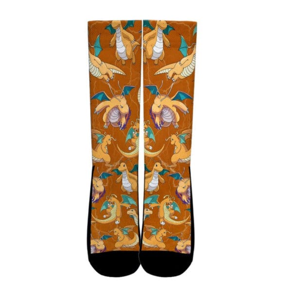 Dragonite Socks Costume Pokemon Anime Socks Pattern