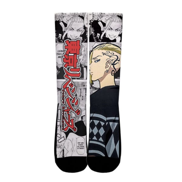 Anime Draken Socks Tokyo Revengers Custom Anime Socks Manga Style