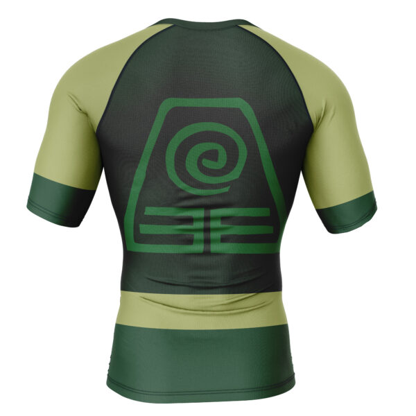 Earthbenders Avatar Short Sleeve Rash Guard Compression Shirt