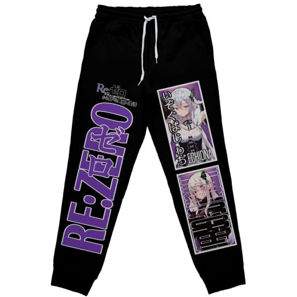 Anime Echidna Re Zero Streetwear Sweatpants