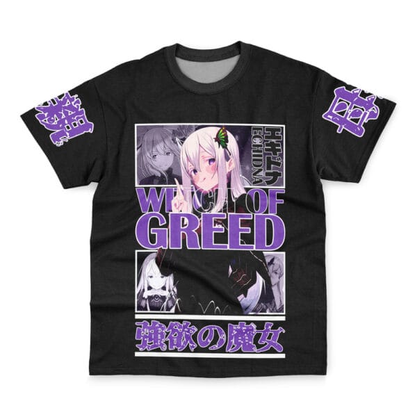 Anime Echidna Re Zero Streetwear Tshirt