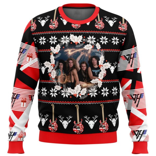 Eddie Van Halen Ugly Christmas Sweater