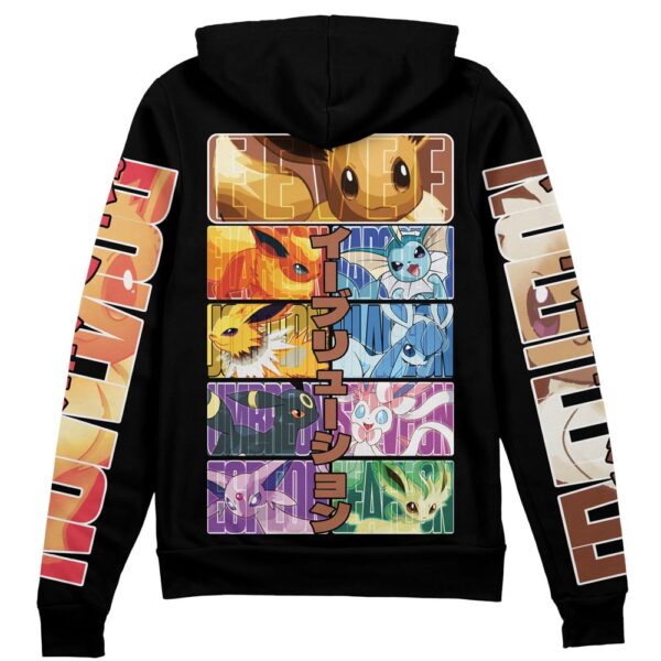 Eeveelution Pokemon Streetwear Zip Hoodie Jacket