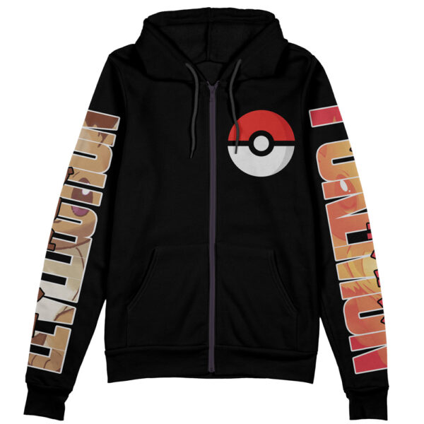 Eeveelution Pokemon Streetwear Zip Hoodie Jacket