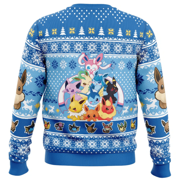 Eeveelution Pokemon Ugly Christmas Sweater