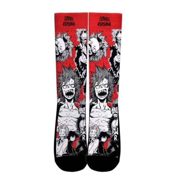 Eijirou Kirishima Socks My Hero Academia Anime Socks Mixed Manga