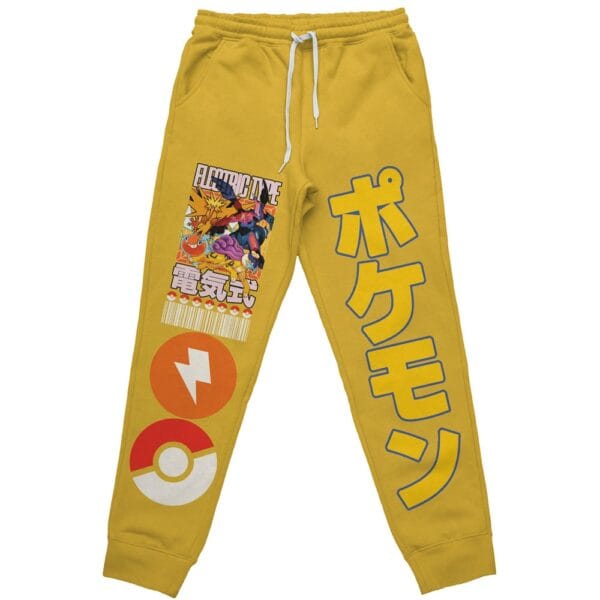 Electric Type Pokemon Streetwear Sweatpants