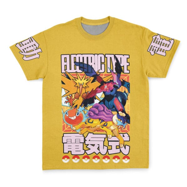 Electric Type Pokemon Streetwear T Shirt