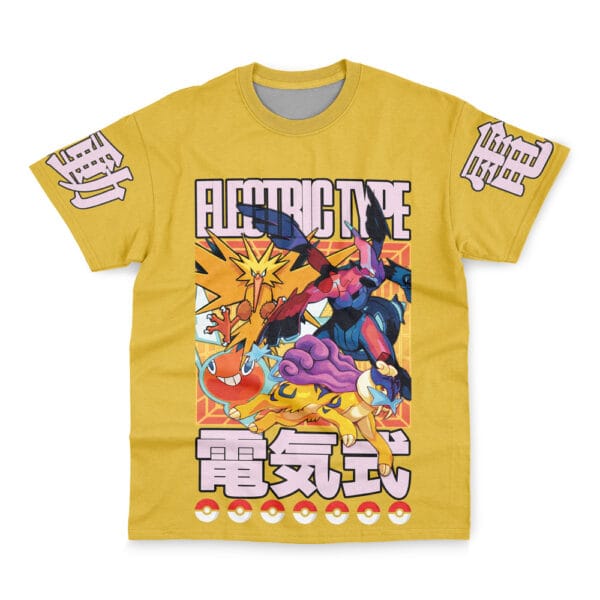 Electric Type Pokemon Streetwear T Shirt