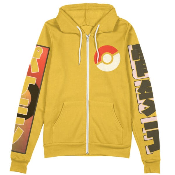 Electric Type Pokemon Streetwear Zip Hoodie Jacket