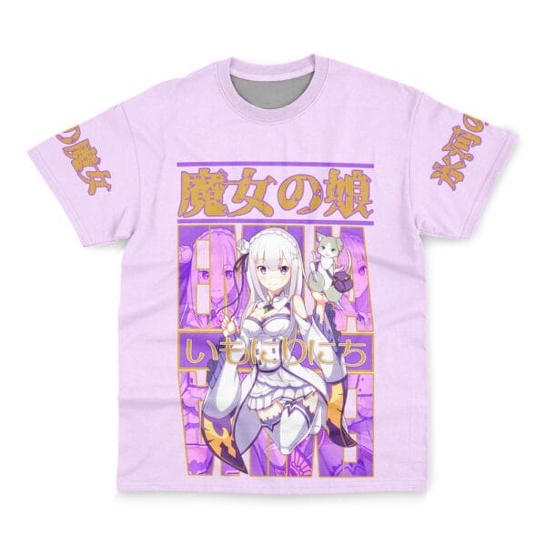 Anime Emilia Re Zero Streetwear Tshirt