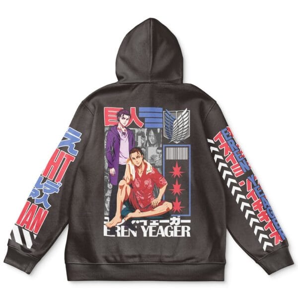 Eren Yeager V2 Attack On Titan Streetwear Hoodie