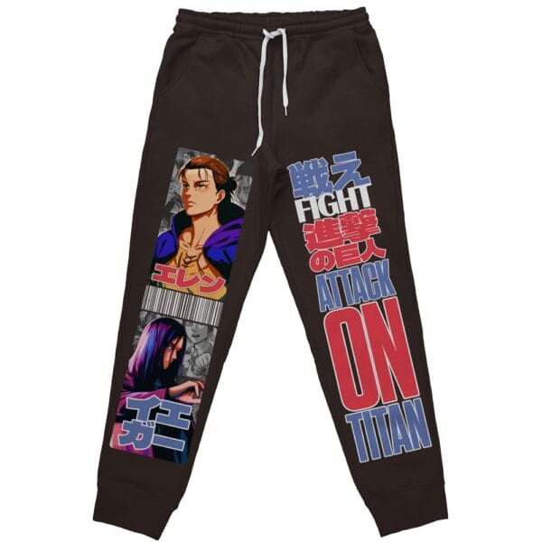 Eren Yeager V2 Attack On Titan Streetwear Sweatpants