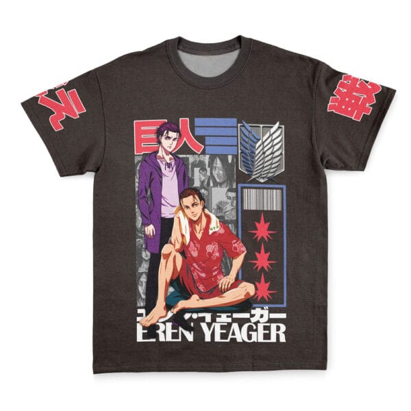 Eren Yeager V2 Attack On Titan Streetwear T Shirt