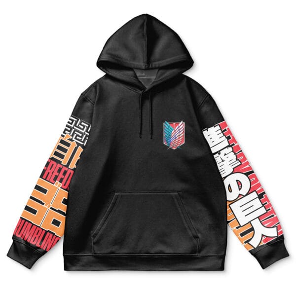 Eren Yeager V3 Attack On Titan Streetwear Hoodie