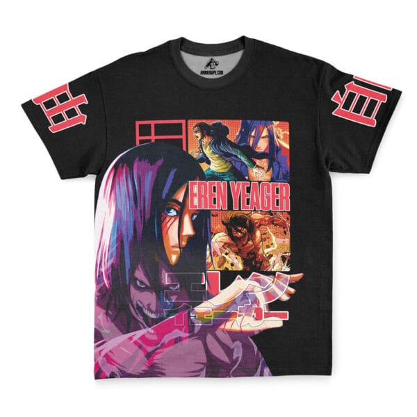 Eren Yeager V3 Attack On Titan Streetwear T Shirt