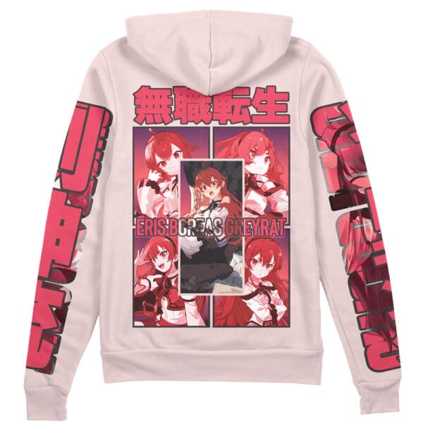 Eris Boreas Greyrat Mushoku Tensei Streetwear Zip Hoodie Jacket