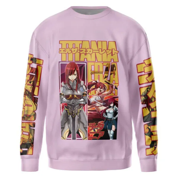 Anime Erza Scarlet Fairy Tail Streetwear Sweatshirt