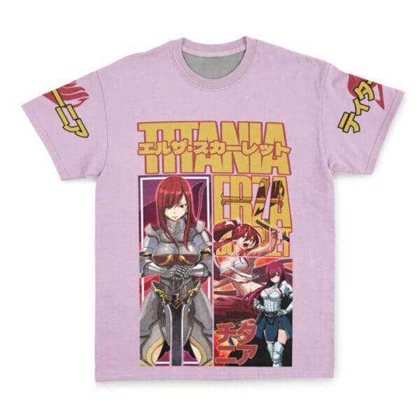 Anime Erza Scarlet Fairy Tail Streetwear Tshirt