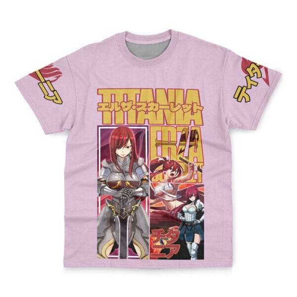 Anime Erza Scarlet Fairy Tail Streetwear Tshirt