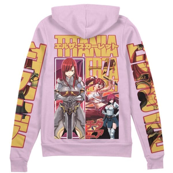 Erza Scarlet Fairy Tail Streetwear Zip Hoodie Jacket