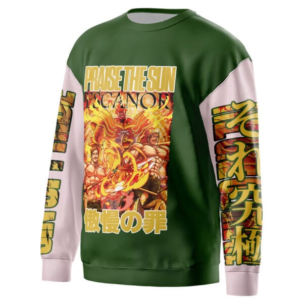 Escanor Seven Deadly Sins Streetwear Sweatshirt