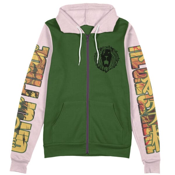 Escanor Seven Deadly Sins Streetwear Zip Hoodie Jacket