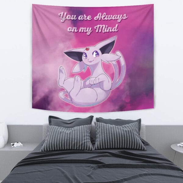 Espeon Always On My Mind Pokemon Tapestry