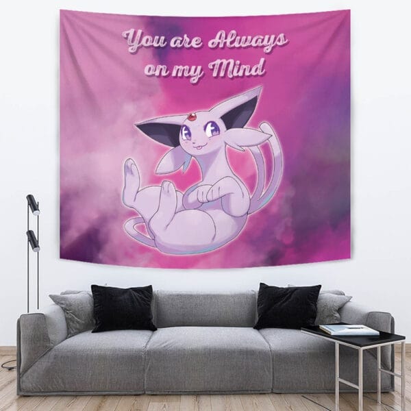 Espeon Always On My Mind Pokemon Tapestry