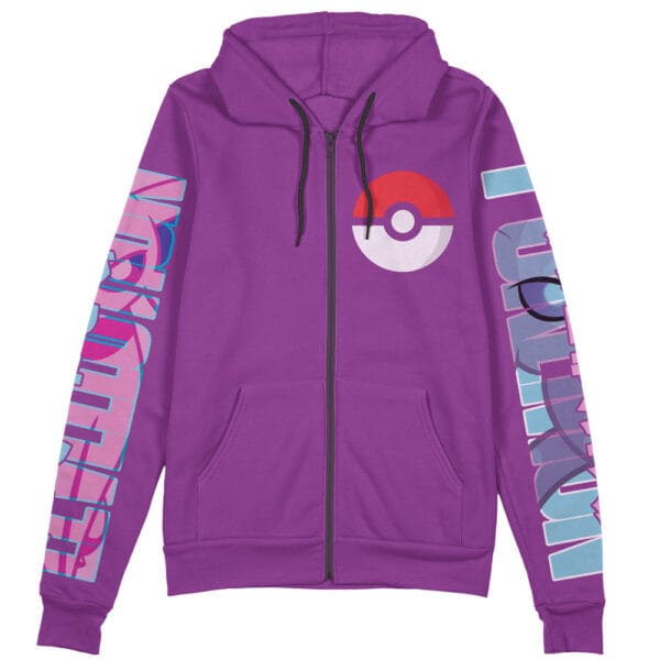 Espeon Pokemon Streetwear Zip Hoodie Jacket