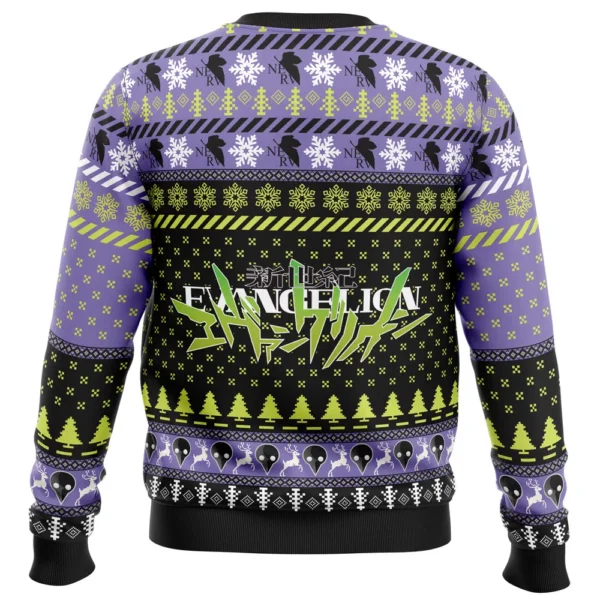 Eva 01 Neon Genesis Evangelion Ugly Christmas Sweater