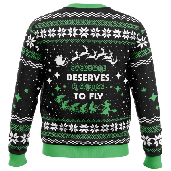 Everyone Deserves To Fly Wicked And Christmas Ugly Christmas Sweater