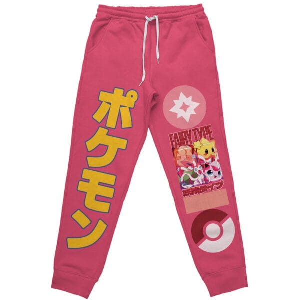 Fairy Type Pokemon Streetwear Sweatpants