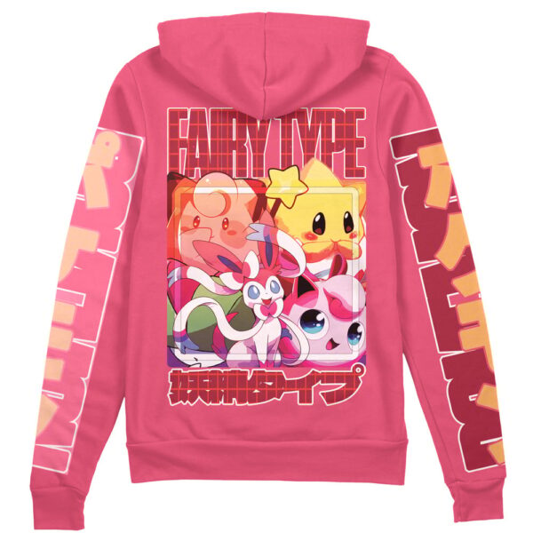 Fairy Type Pokemon Streetwear Zip Hoodie Jacket