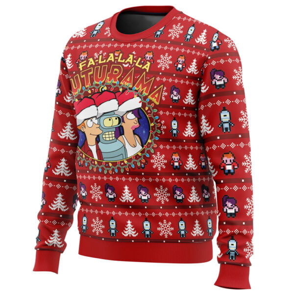 Falalala Futurama Ugly Christmas Sweater