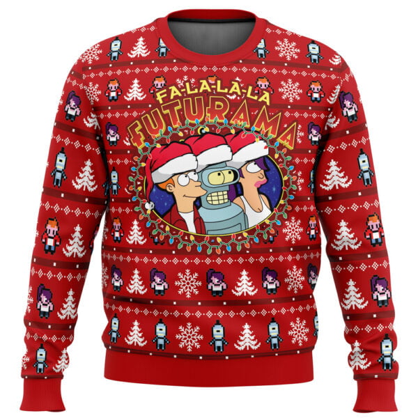 Falalala Futurama Ugly Christmas Sweater