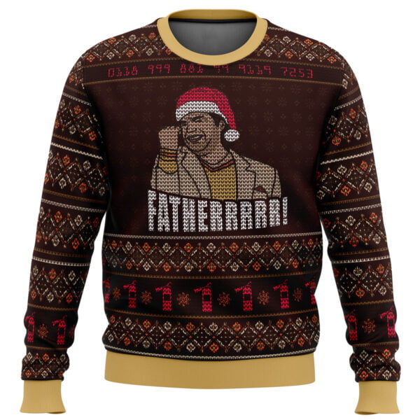 Fatherrrr The It Crowd Ugly Christmas Sweater