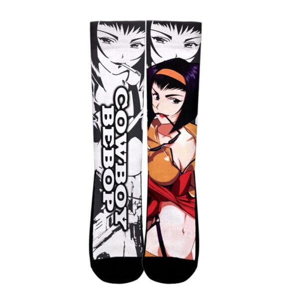 Anime Faye Valentine Socks Cowboy Bebop Custom Anime Socks Manga Style