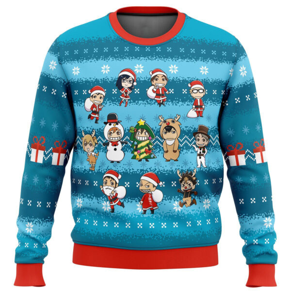 Anime Festive Haikyuu Ugly Christmas Sweater