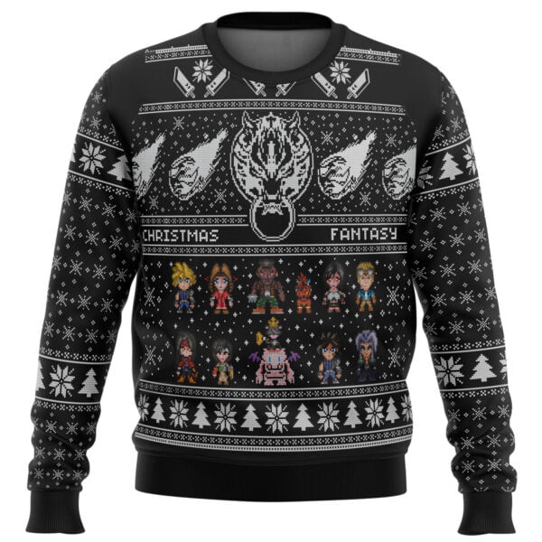 Final Fantasy 7 Vii Ff7 Ugly Christmas Sweater