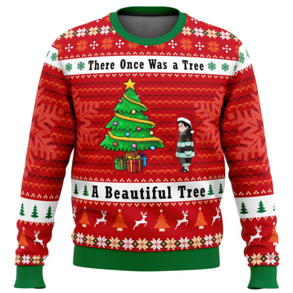 Anime Fire Force A Beautiful Tree Ugly Christmas Sweater