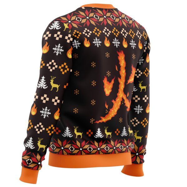 Anime Fire Rengoku Demon Slayer Christmas Sweater