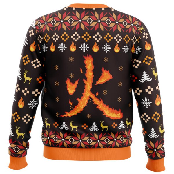 Anime Fire Rengoku Demon Slayer Christmas Sweater