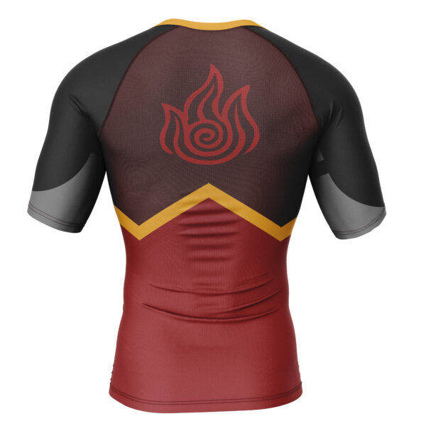 Firebenders Avatar Short Sleeve Rash Guard Compression Shirt