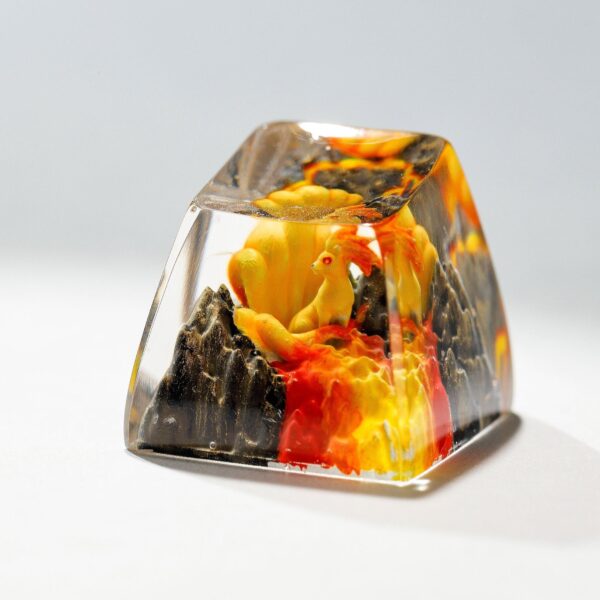 Firetype Pokemon Artisan Keycap