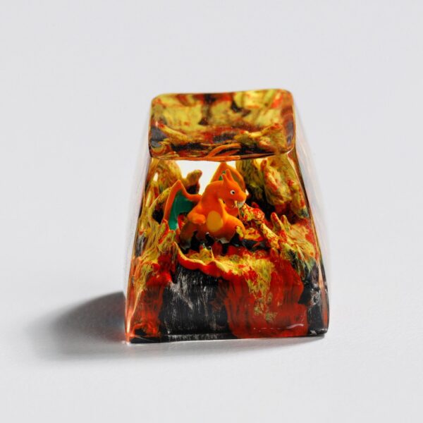 Firetype Pokemon Artisan Keycap