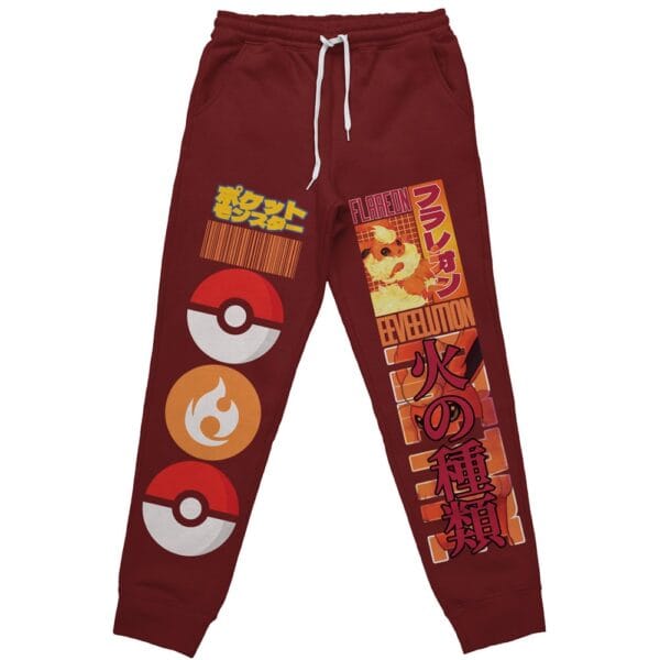 Flareon Pokemon Streetwear Sweatpants