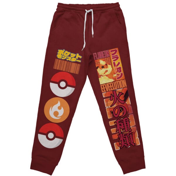 Flareon Pokemon Streetwear Sweatpants