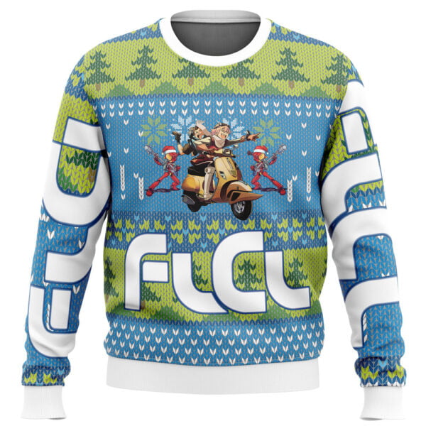 Flcl Fooly Cooly Alt Ugly Christmas Sweater