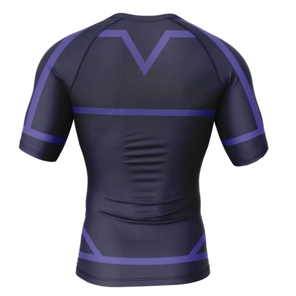 Football Club Blue Lock Short Sleeve Rash Guard Compression Shirt